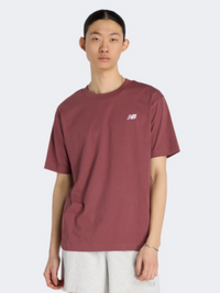 New Balance Sport Essentials Cotton Men Lifestyle T-Shirt Burgundy