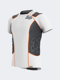 Shock Doctor Ultra Shockskin 5 Pad Impact Unisex Multisport Sleeve White/Orange/Grey