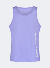 Oil And Gaz Classic Kids-Girls Lifestyle Tank Top Purple