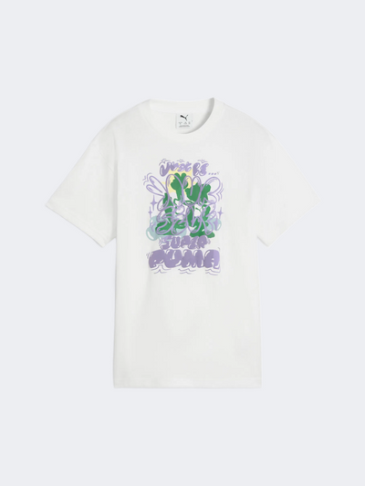 Puma Graphic Super Men Lifestyle T-Shirt White