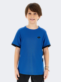 Lotto Squadra Iii Kids-Boys Tennis T-Shirt Skydiver Blue