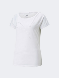 Puma Favorite Jersey Cat Women Training T-Shirt White