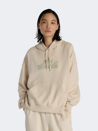New Balance Flower Women Lifestyle Hoody Bisque