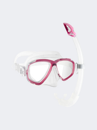 Cressi Perla + Mexico Pro Combo Swimming Set Clear/Pink