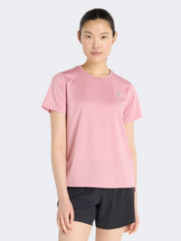 New Balance Sports Essential Women Performance T-Shirt Pink Taffy