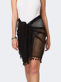 Achilleas Pareo Women Beach Sarong Black