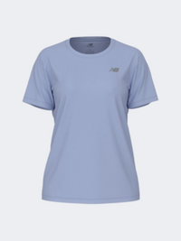 New Balance Sport Essentials Heathertech Women Performance T-Shirt Daybreak