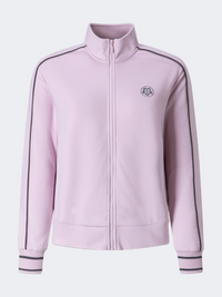 Erke Full Zip Women Lifestyle Jacket Mousse Pink