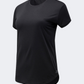 New Balance Sport Core Women Performance T-Shirt Black Heather