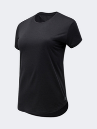 New Balance Sport Core Women Performance T-Shirt Black Heather
