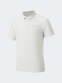 Anta Men Training Polo Short Sleeve Light Grey