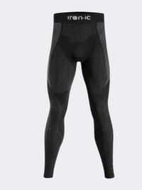 Iron Ic Long Performance Men Skiing Baselayer Black