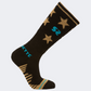 Socksette Star Women Lifestyle Sock Black/Blue/Gold