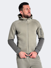 Anta Knit Men Training Track Top Bean Green