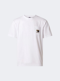 The North Face Mountain Logo Relaxed Men Lifestyle T-Shirt White