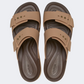 Crocs Brooklyn Cork Buckle Women Lifestyle Slippers Milk Chocolate