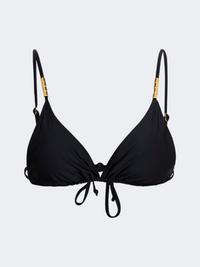 Oil And Gaz Adjustable Women Beach Bra Black