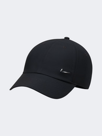 Nike Df Club Unstructured Metal Swoosh Unisex Lifestyle Cap Black/Silver