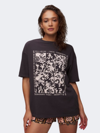 Billabong True Boy Coral Women Lifestyle T-Shirt Black Sands
