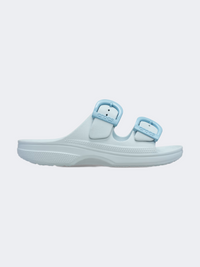 Crocs Saturday Enamel Buckle Woman Lifestyle Slippers Vapor Ice