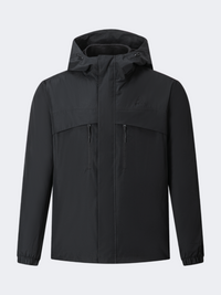 Erke Woven Twinset Waterproof Men Lifestyle Jacket Black