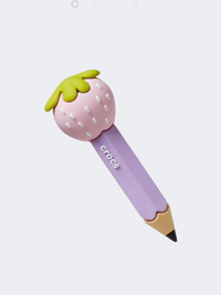 Crocs Scented Strawberry Pencil Unisex Lifestyle Pins Multicolor