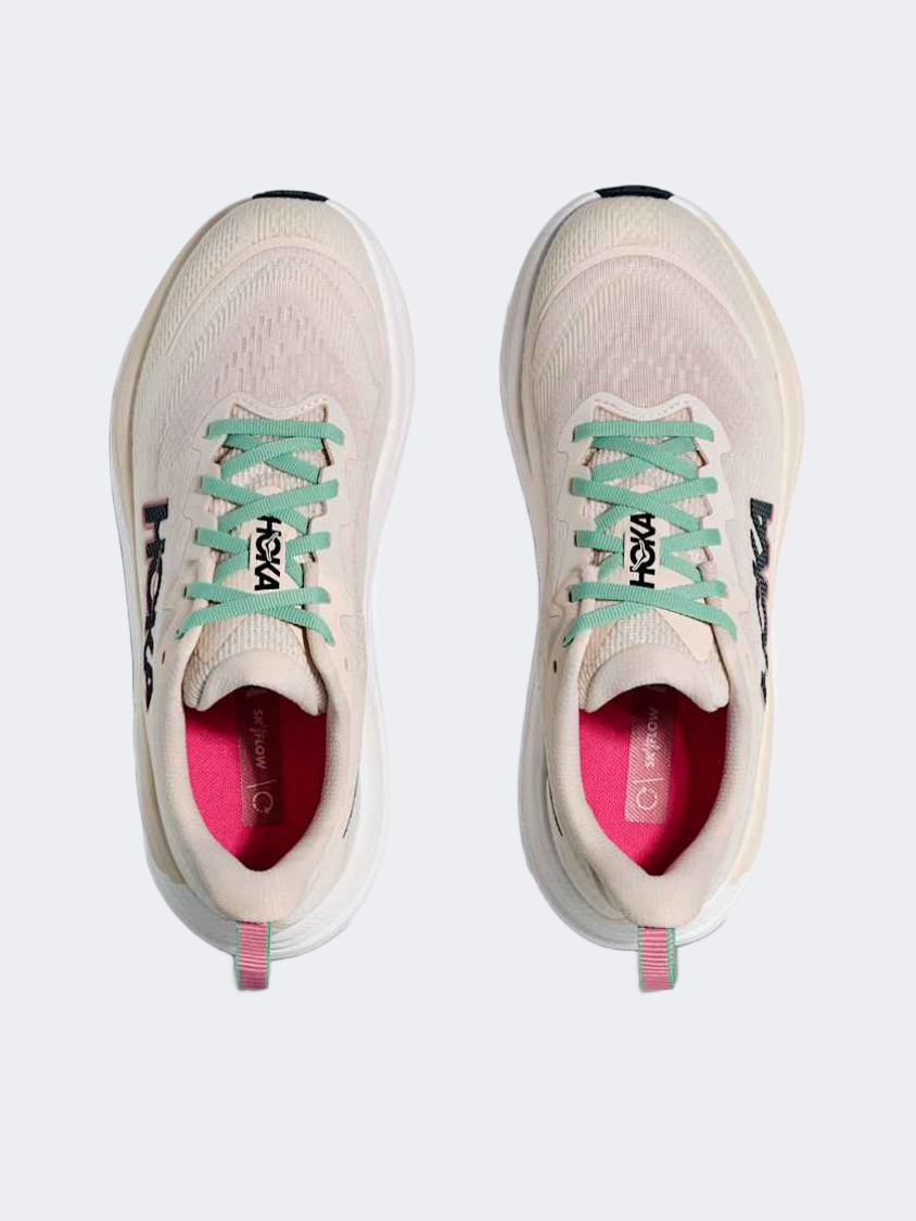 Hoka Skyflow Women Running Shoes Rose Cream
