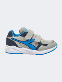 Diadora Falcon 5 Jr V Ps-Boys Running Shoes Silver/Blue