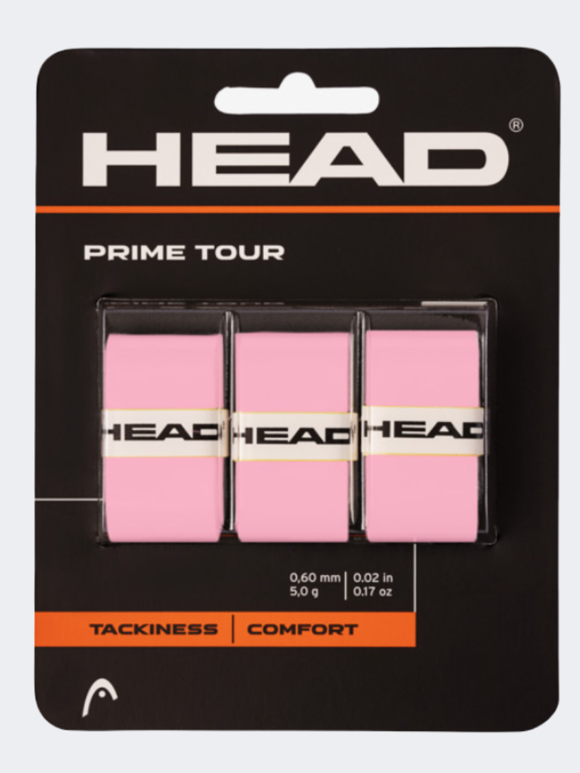 Head Prime Tour 3 Pcs Pack Tennis Grip Pink
