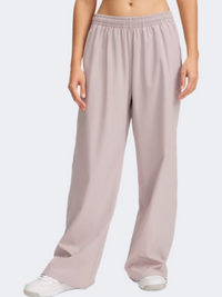 Under Armour Rival Wide Leg Women Lifestyle Pant Grey Dawn/Black