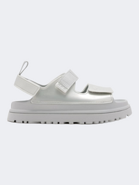 Ugg Goldenglow Glossy Sparkles Kids-Girls Lifestyle Sandal Silver