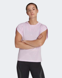 Adidas Aeroready Floral Women Training T-Shirt Lilac
