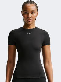Nike One Fitted Women Training T-Shirt Black/White