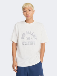 New Balance Varsity Jersey Men Lifestyle T-Shirt Sea Salt