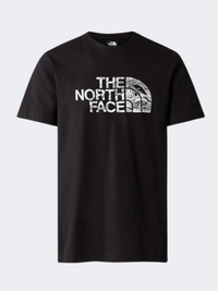 The North Face Woodcut Dome Men Lifestyle T-Shirt Black