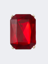 Crocs Ruby Square Gem Unisex Lifestyle Pins Red