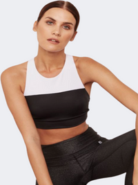 Body Language Yves Top Women Training Bra Black/White