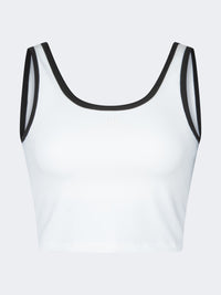 Oil And Gaz Double-Layered Women Lifestyle Bra White