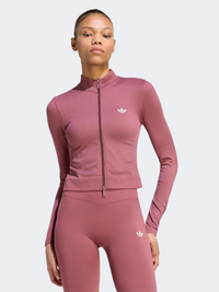 Adidas Essentials Seamless Women Originals Jacket Burgundy