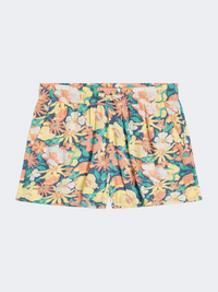 Oneill Summer Woven Girls Beach Short Blue Santa Monica