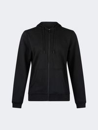 Oil And Gaz Brushed Unisex Lifestyle Full  Zip Hoodie Black/White