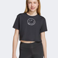 Adidas X Smileyworld Kids-Girls Sportswear T-Shirt Black/White