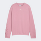 Puma Bowtique Crew Girls Lifestyle Sweatshirt Poised Pink