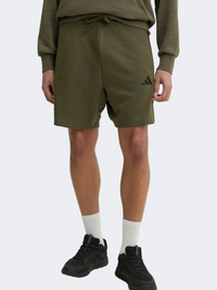 Adidas Essentials Men Sportswear Short Olive Strata/Black
