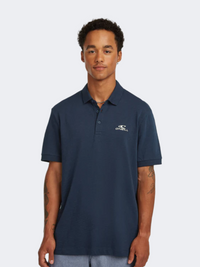 Oneill Slub Men Lifestyle Polo Short Sleeve Ink Blue