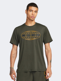 Nike Hpr Dry Gfx Men Training T-Shirt Sequoia/Black
