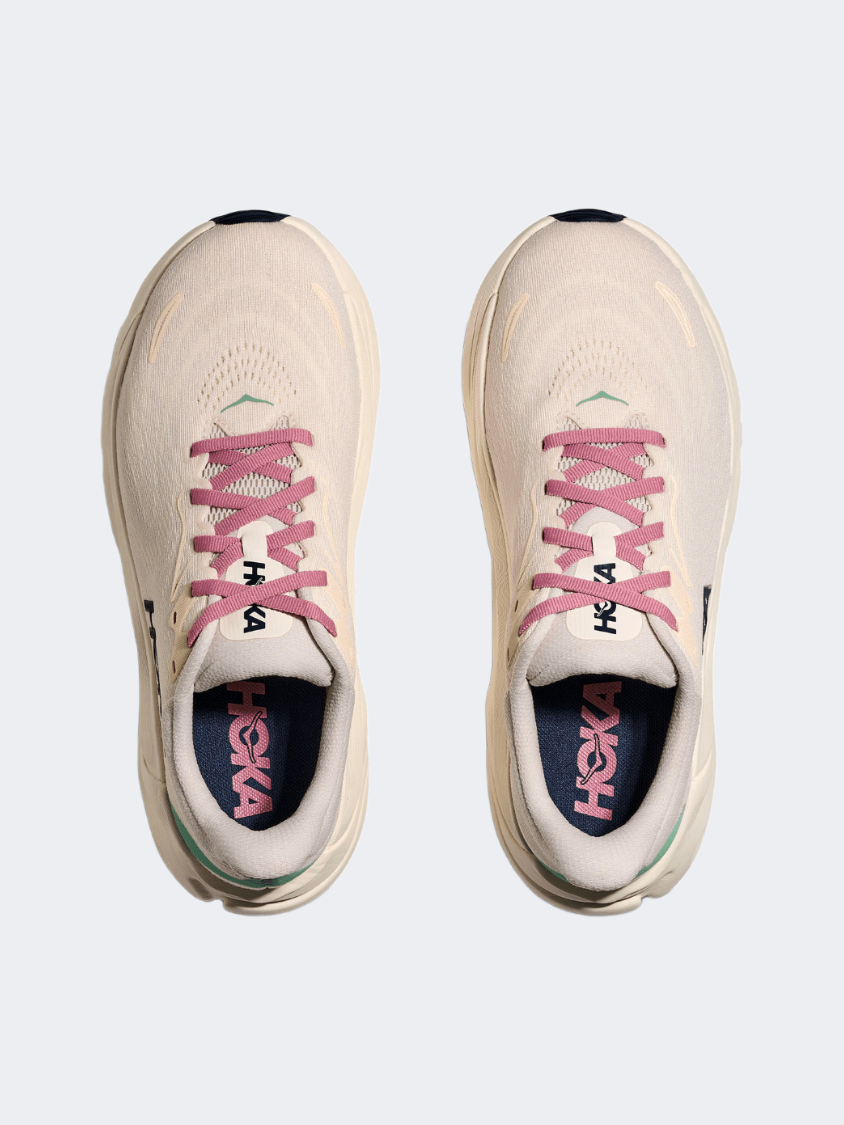 Hoka Arahi 8 Women Running Shoes Rose Cream