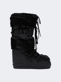 Moonboot Icon Faux Fur Women After Ski Boot Black