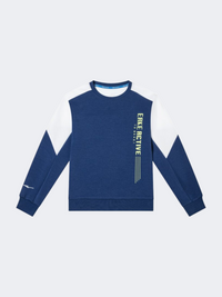 Erke Pullover Kids-Boys Training Sweatshirt Twilight Blue