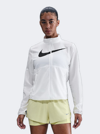 Nike Tempo Swoosh Run Women Running Jacket White/Black